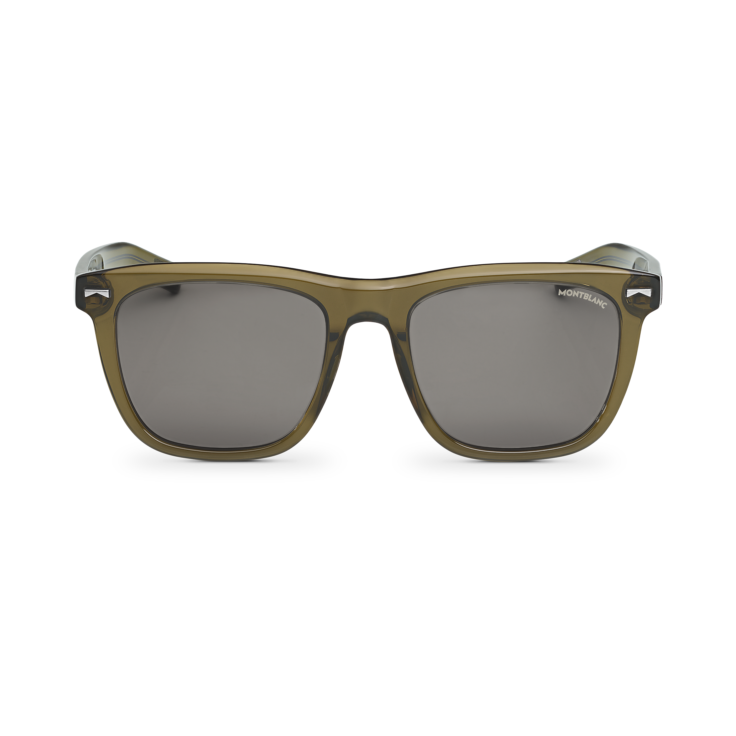 Squared Sunglasses with Green Colored Acetate Frame, image 1