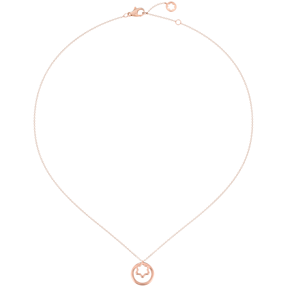 Mignardise pink gold necklace, image 1