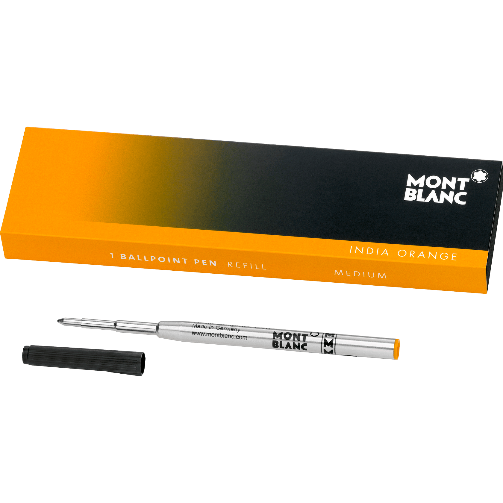 1 Ballpoint Pen Refill (M) India Orange, image 1