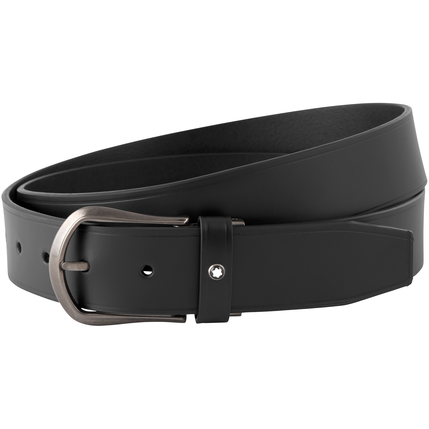Black cut-to-size casual belt, image 1