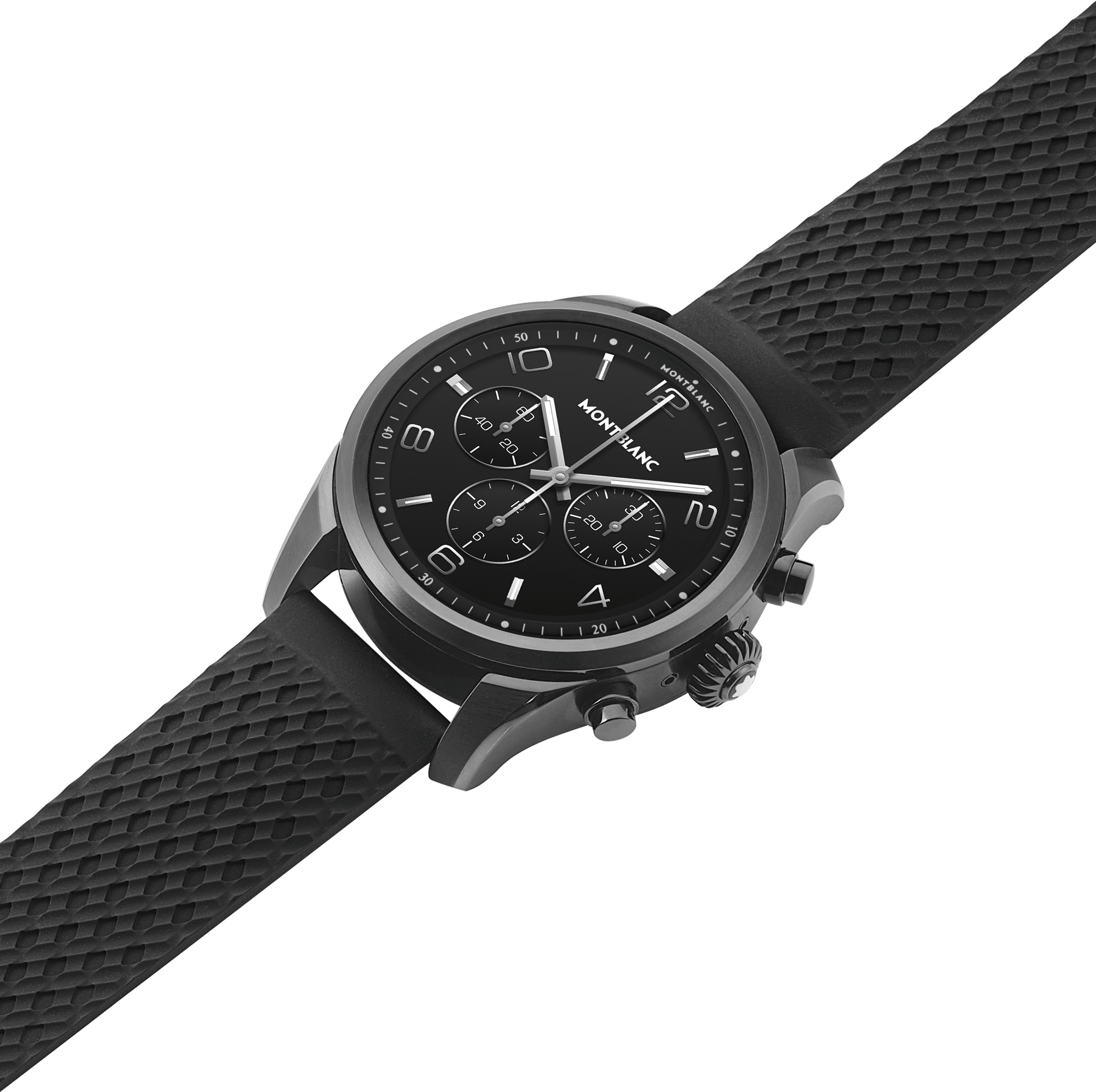 Montblanc Summit 2+ Smartwatch - Black with Rubber Strap, image 5