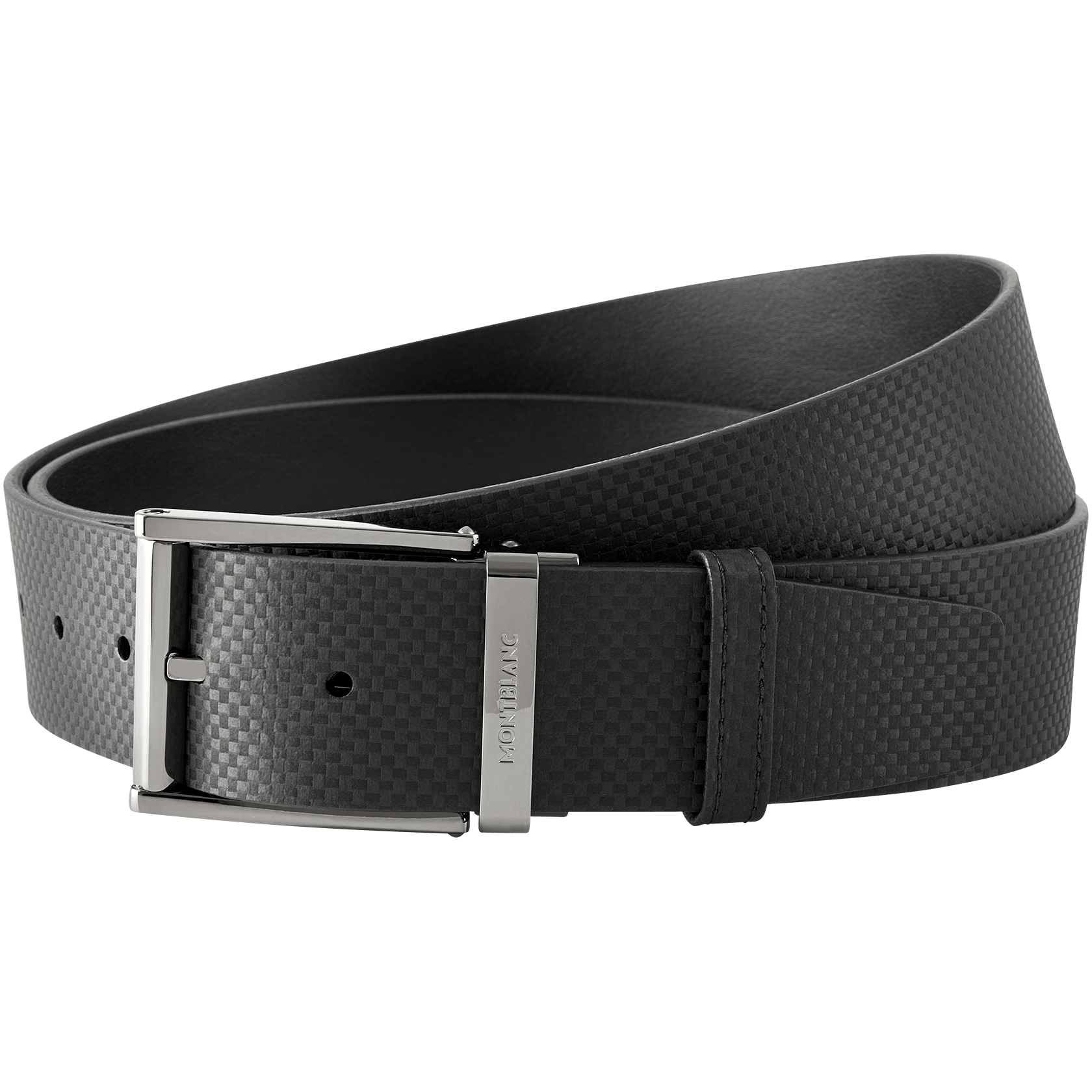 Black cut-to-size casual belt, image 2