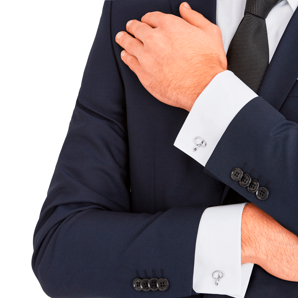 Serpent cufflinks, image 4