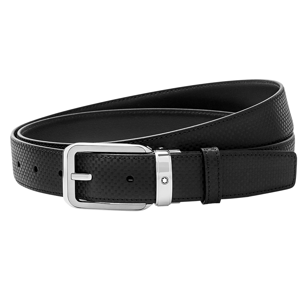 Black/brown reversible cut-to-size casual belt, image 1