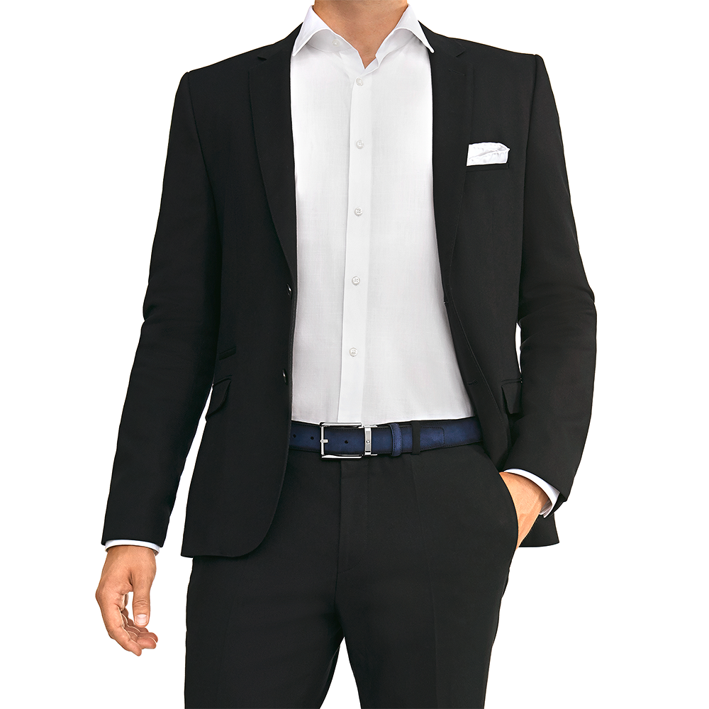 Navy cut-to-size casual belt, image 4