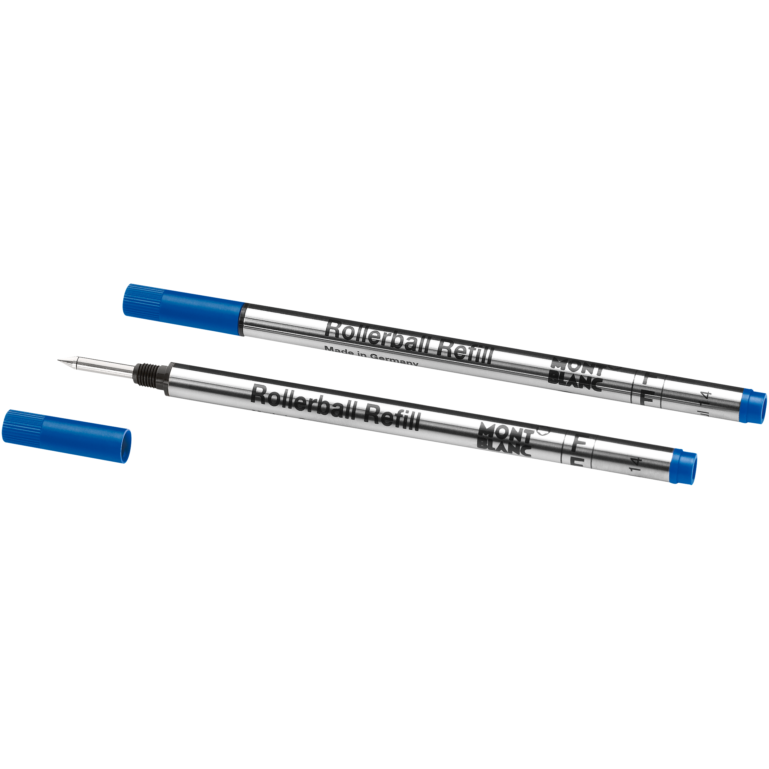 2 Rollerball Refills (F) Pacific Blue, image 4