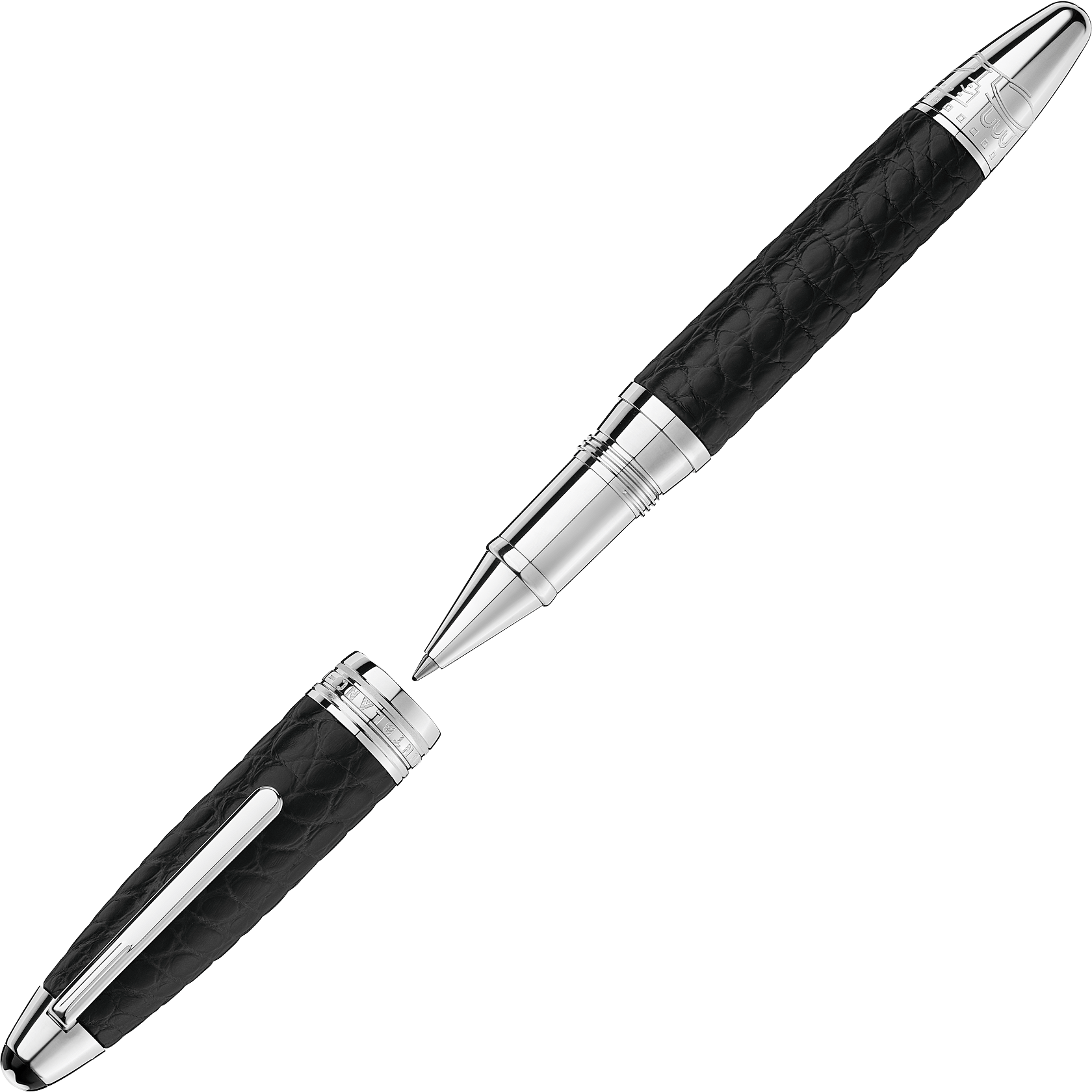 1 صورة ،Great Masters Exotic Leather Black Alligator Rollerball