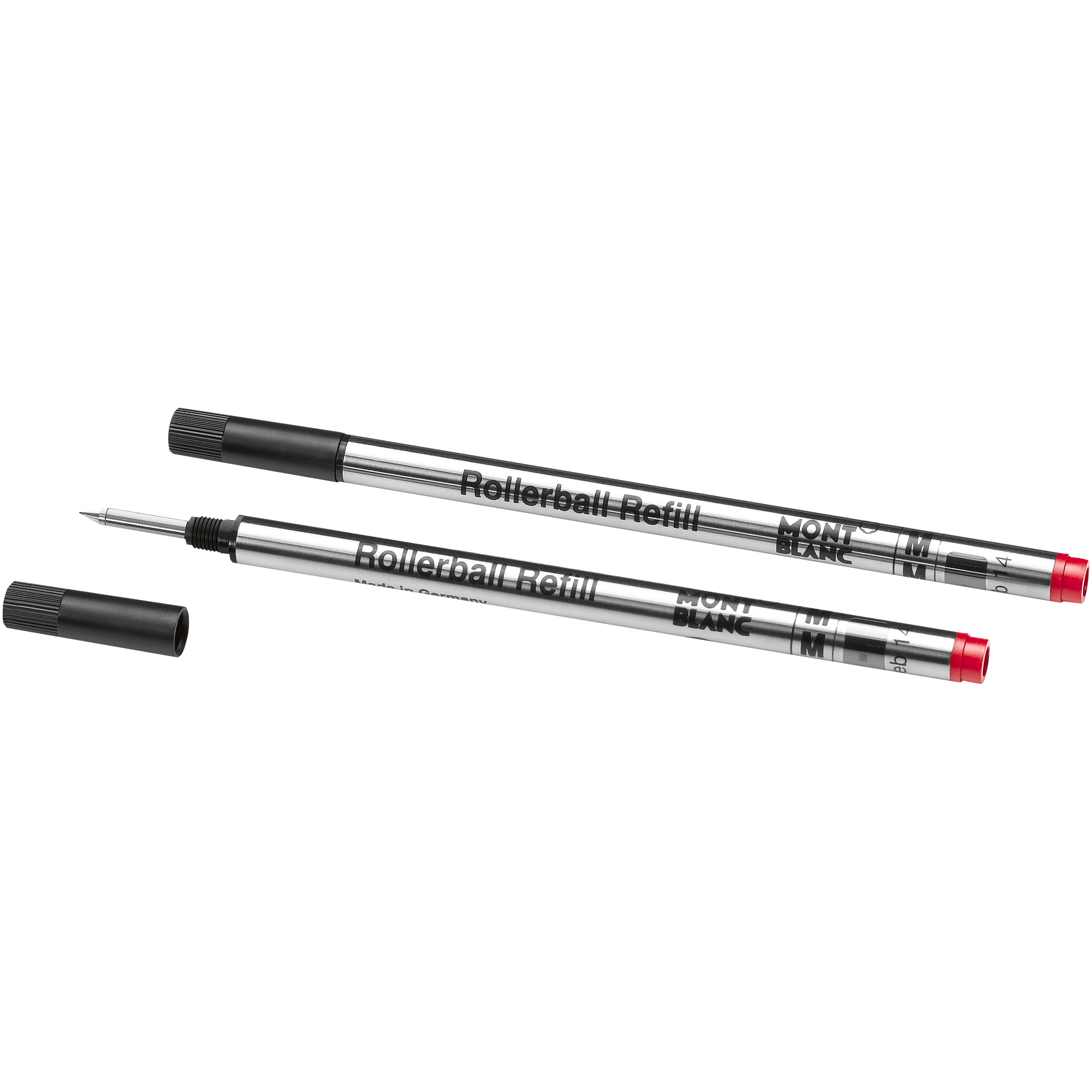 2 Rollerball Refills (M) Nightfire Red, image 3