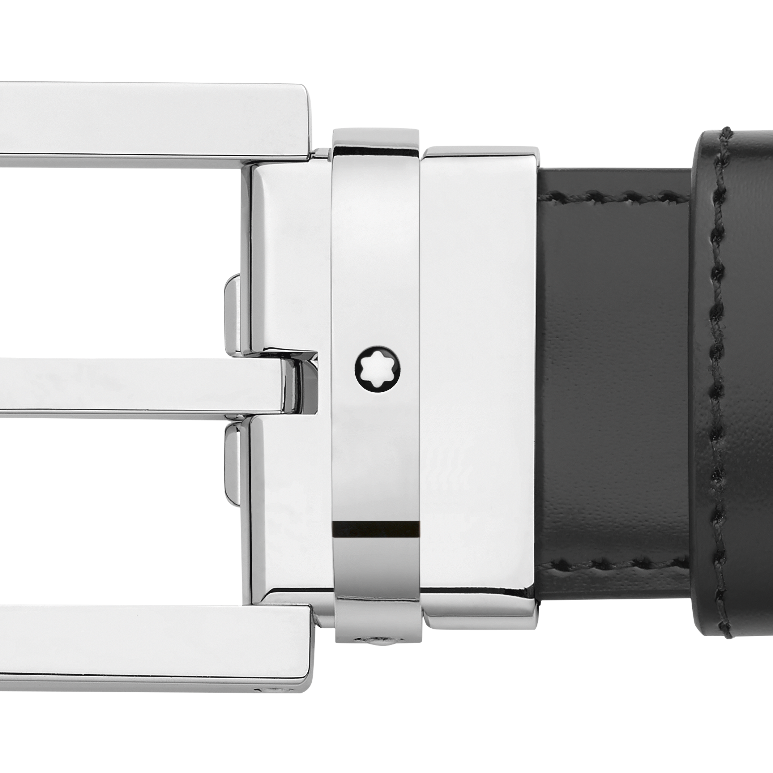 Black/brown 30 mm reversible leather belt, image 4