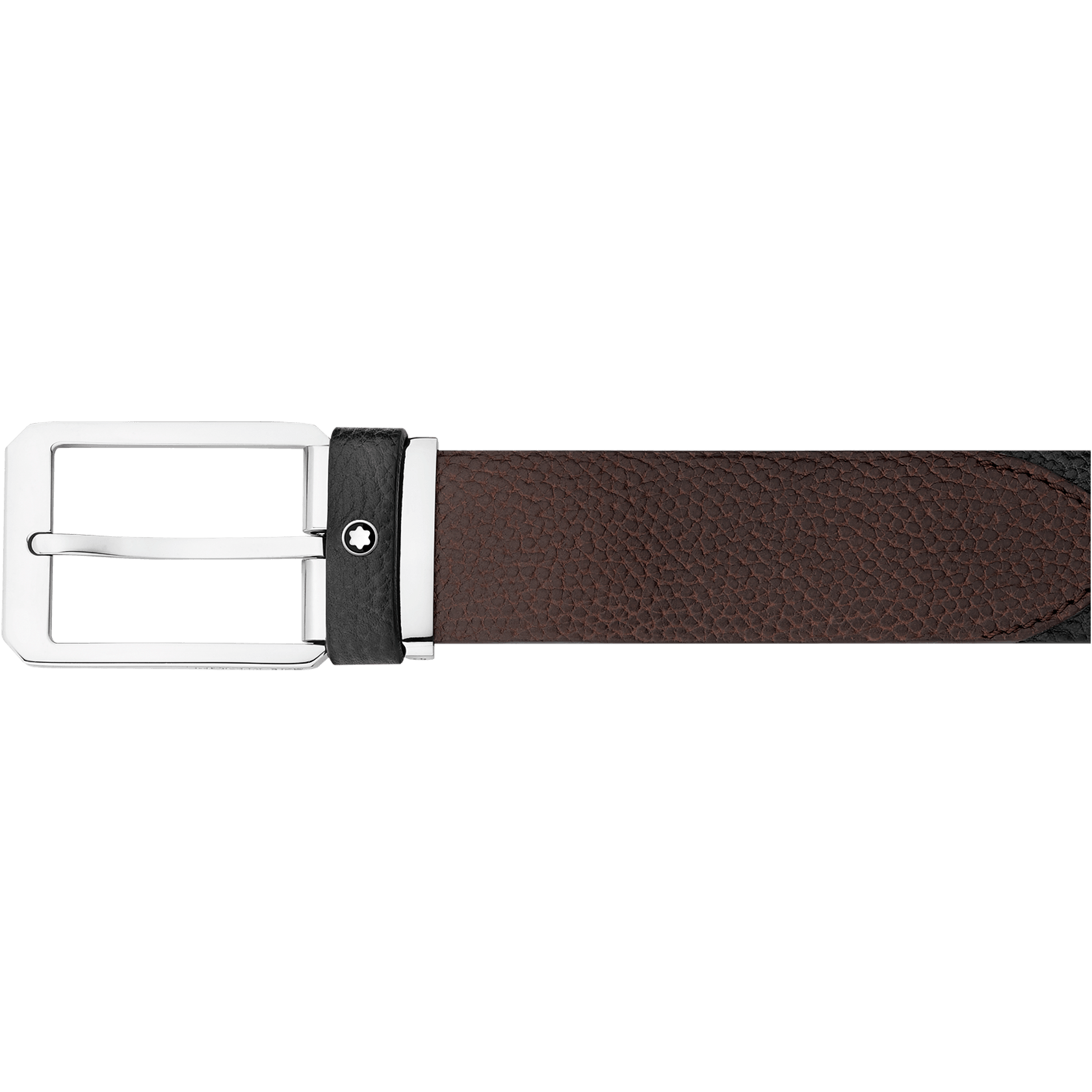 Rectangular Shiny Palladium-Coated Pin Buckle, image 1