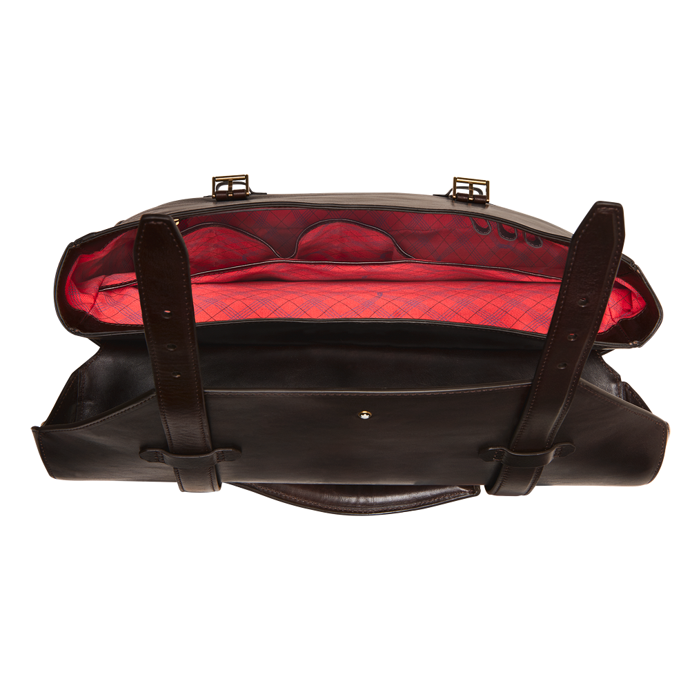 2 صورة ،1926 Montblanc Heritage Briefcase Single Gusset