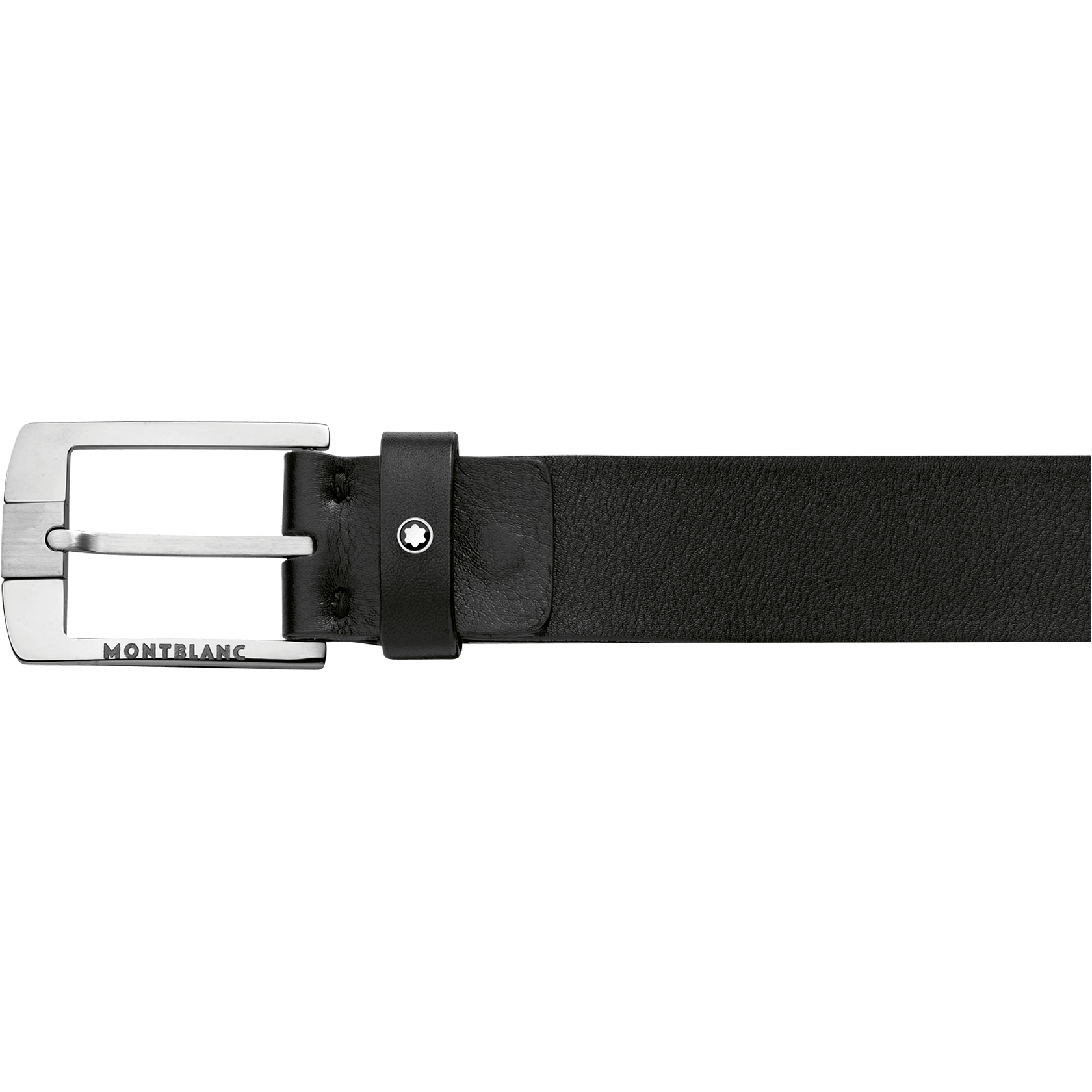 Montblanc Casual Line Rectangular Shiny Palladium-Coated Pin Buckle, image 1