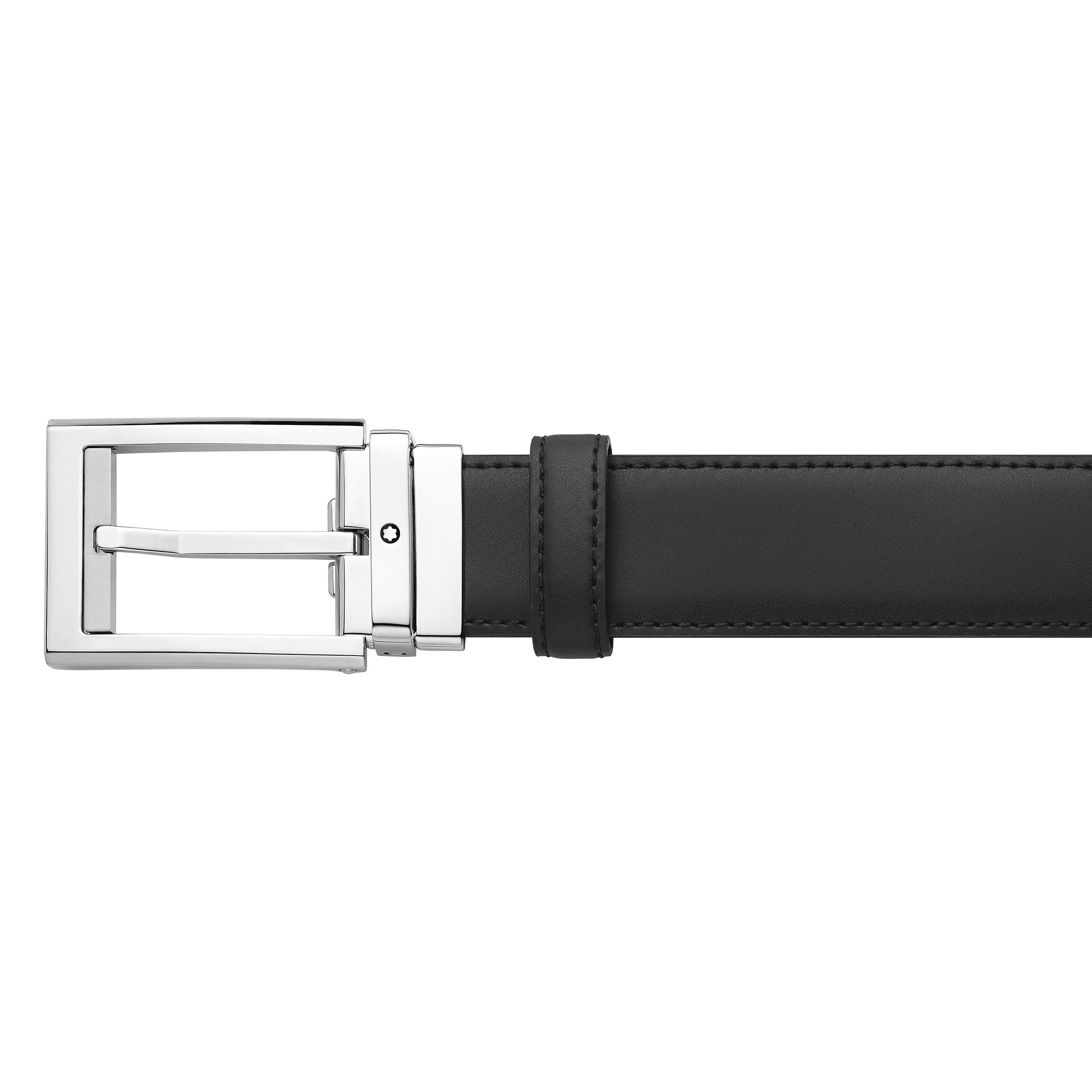 Black 30 mm leather belt