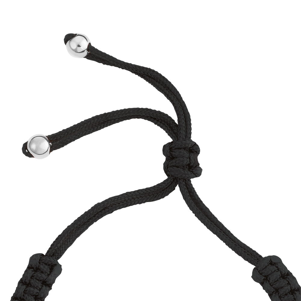 2 صورة ،Âme de Star cord bracelet with Silver loop