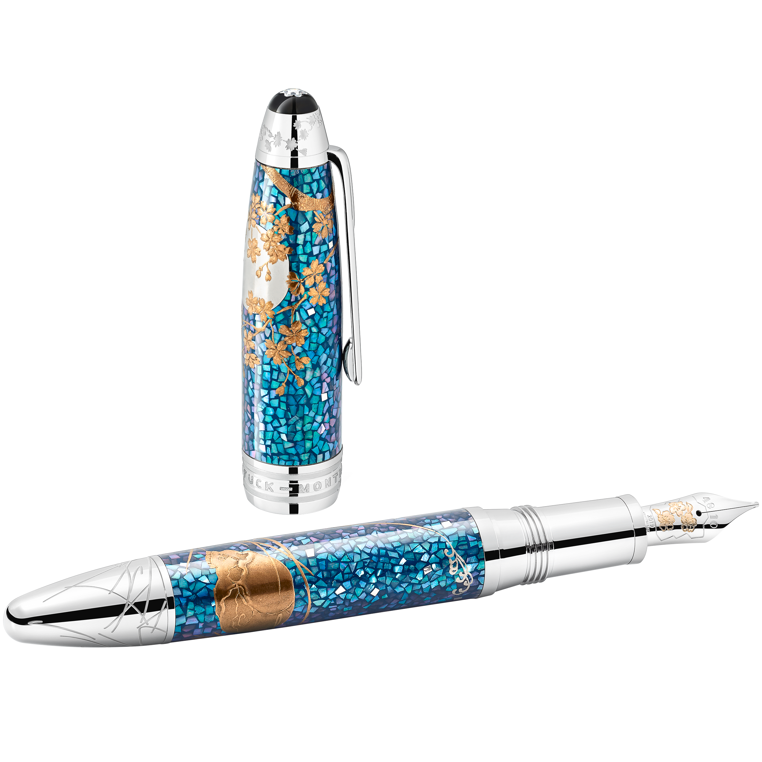 Meisterstück Calligraphy Maki-e LE 88 Fountain Pen Flexible Nib, image 3
