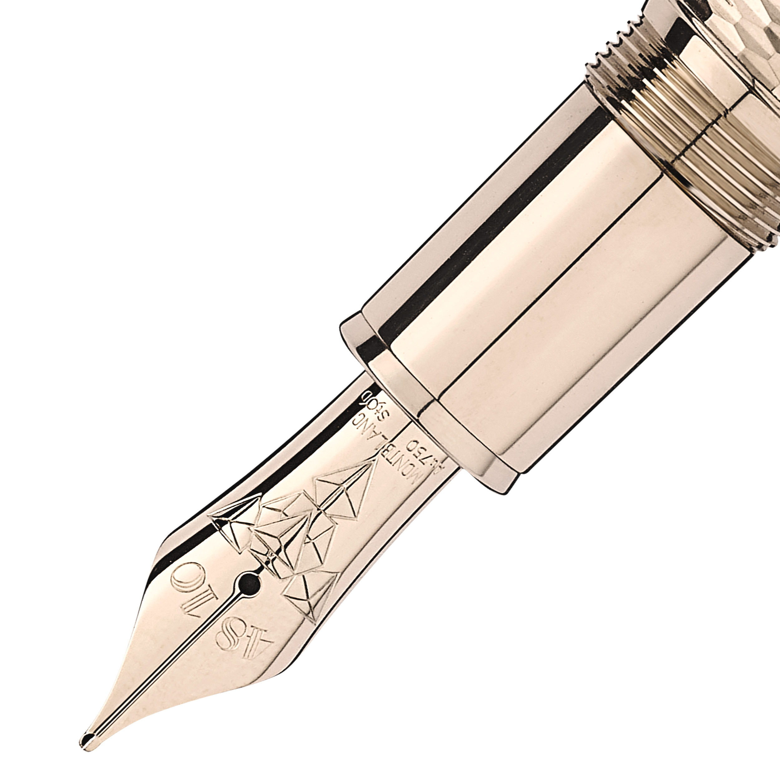 Meisterstück Geometry Solitaire Signature Gold LeGrand Fountain Pen, image 2