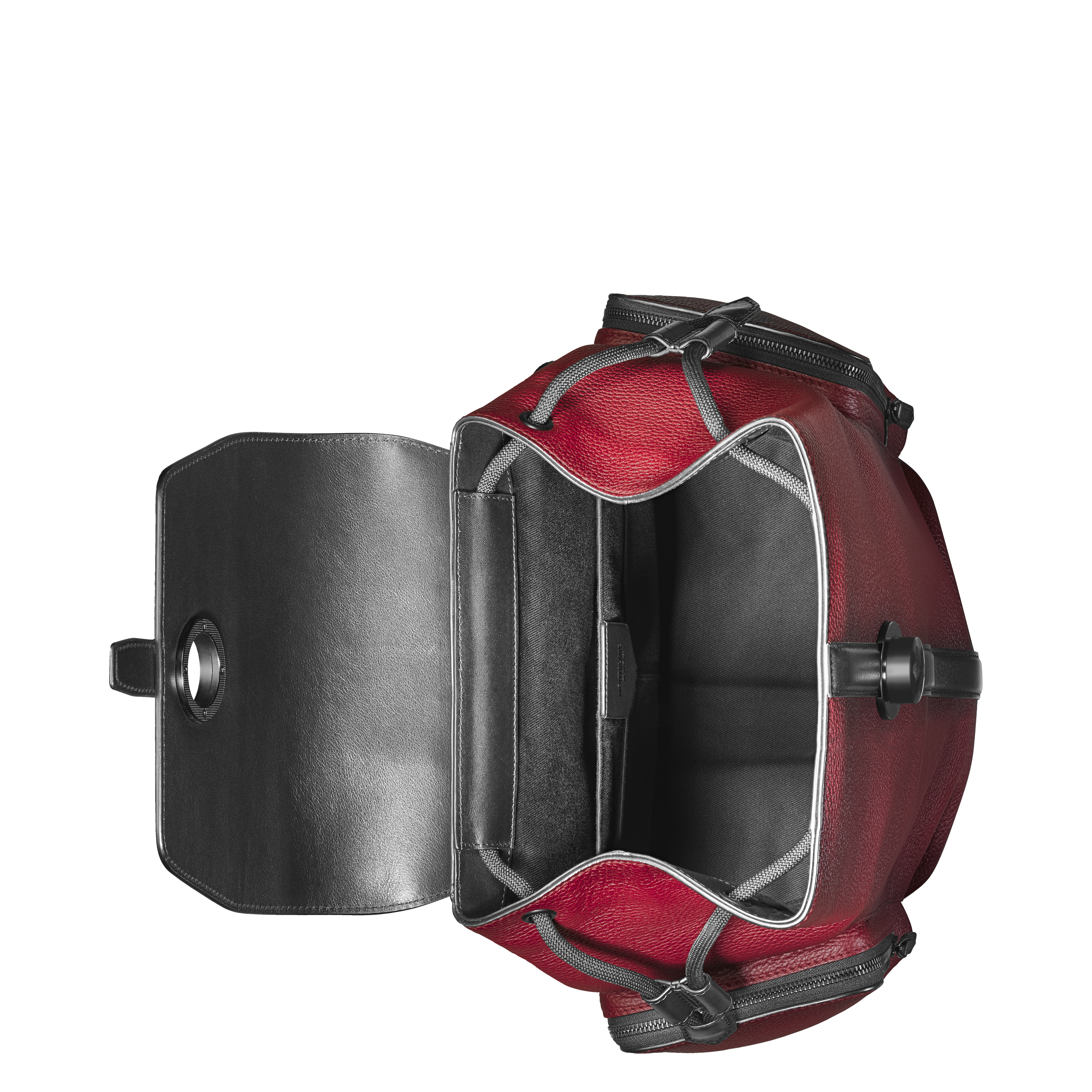 4 صورة ،Meisterstück Selection Backpack with Emblem Closure