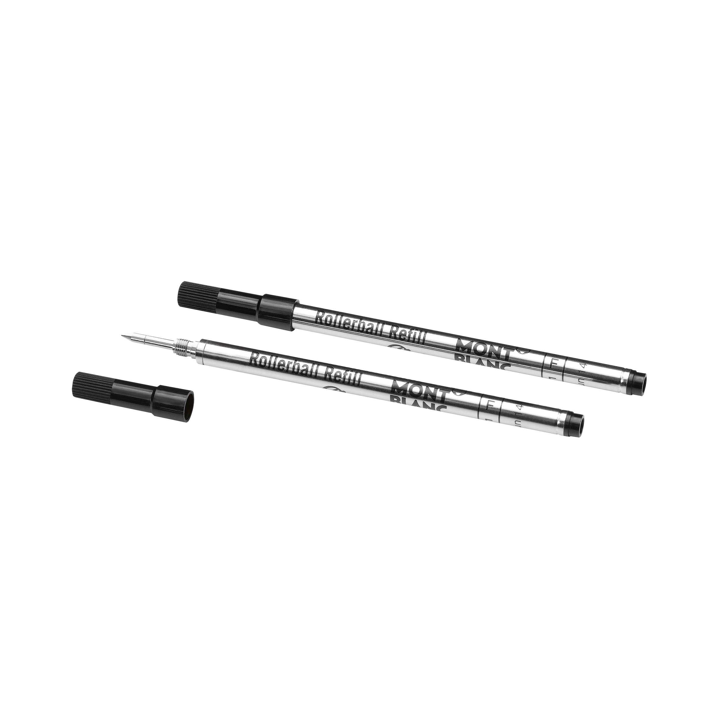 2 Rollerball Refills, Mystery Black - Fine, image 2