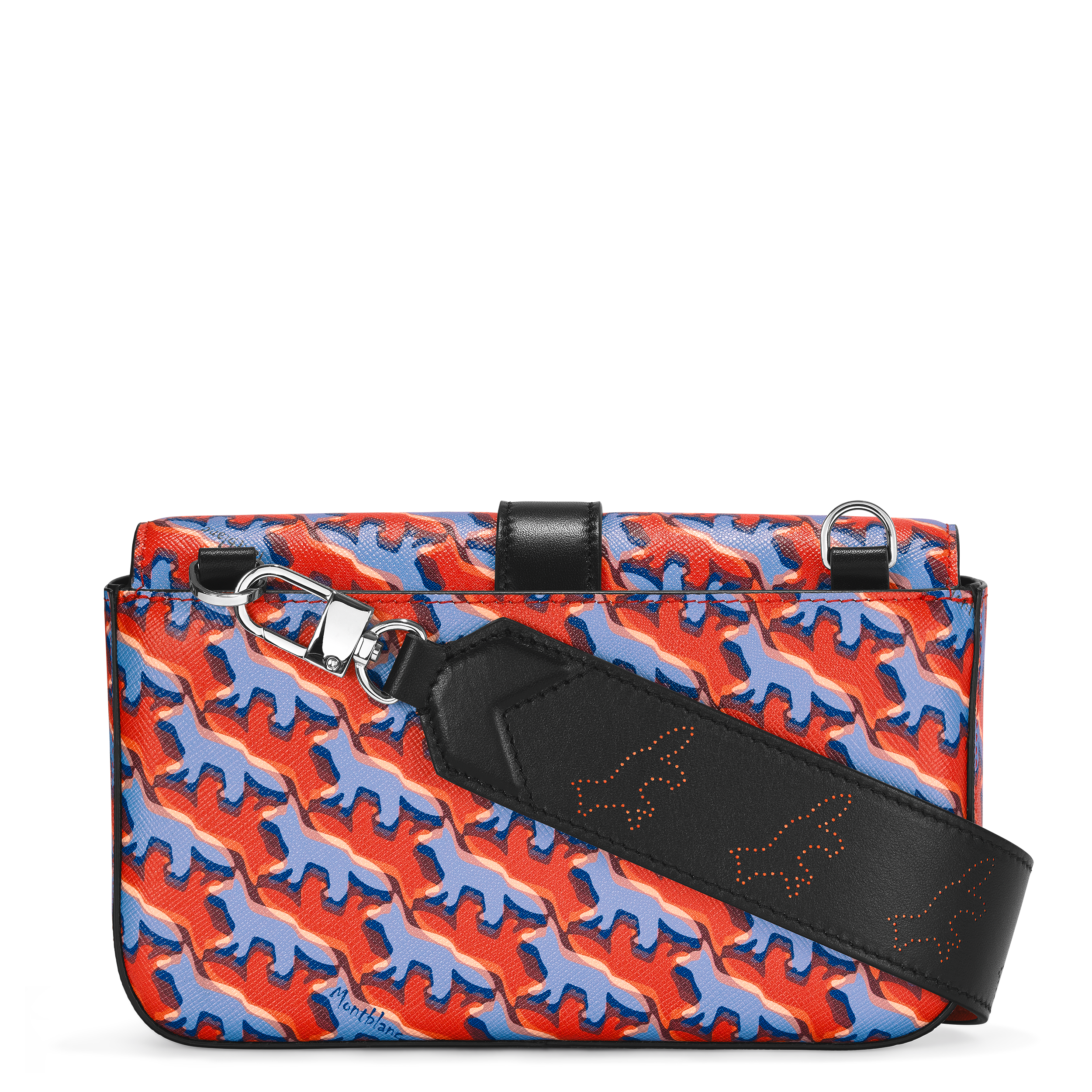 4 صورة ،Montblanc x Maison Kitsuné Cross Clutch