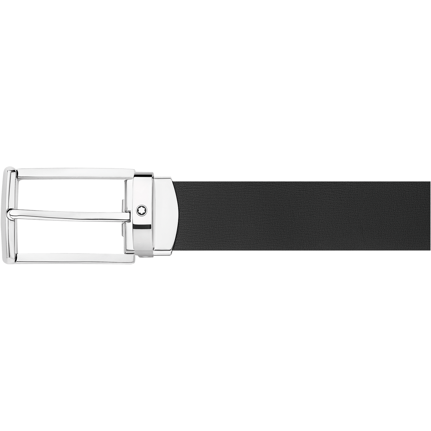 Rectangular Shiny Palladium-Coated Pin Buckle, image 1