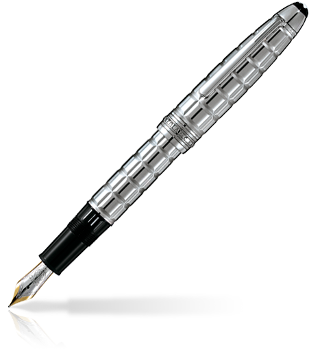Meisterstück Solitaire Platinum-Coated Facet LeGrand Fountain Pen, image 2