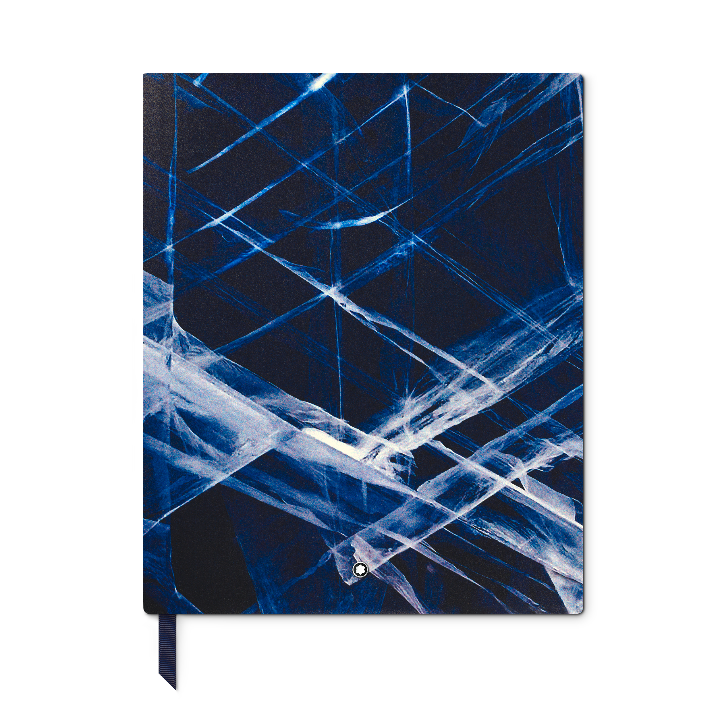 Notebook #149 large, Montblanc Meisterstück Glacier collection, blue lined, image 1