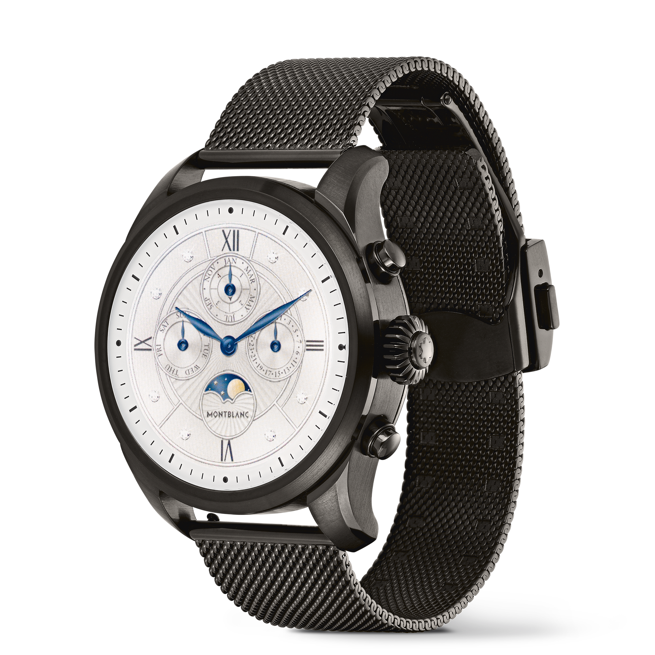 Montblanc Summit 2 Stainless Steel Black and Steel Bracelet, image 5