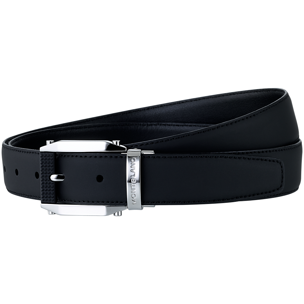 Black/brown reversible cut-to-size casual belt, image 2