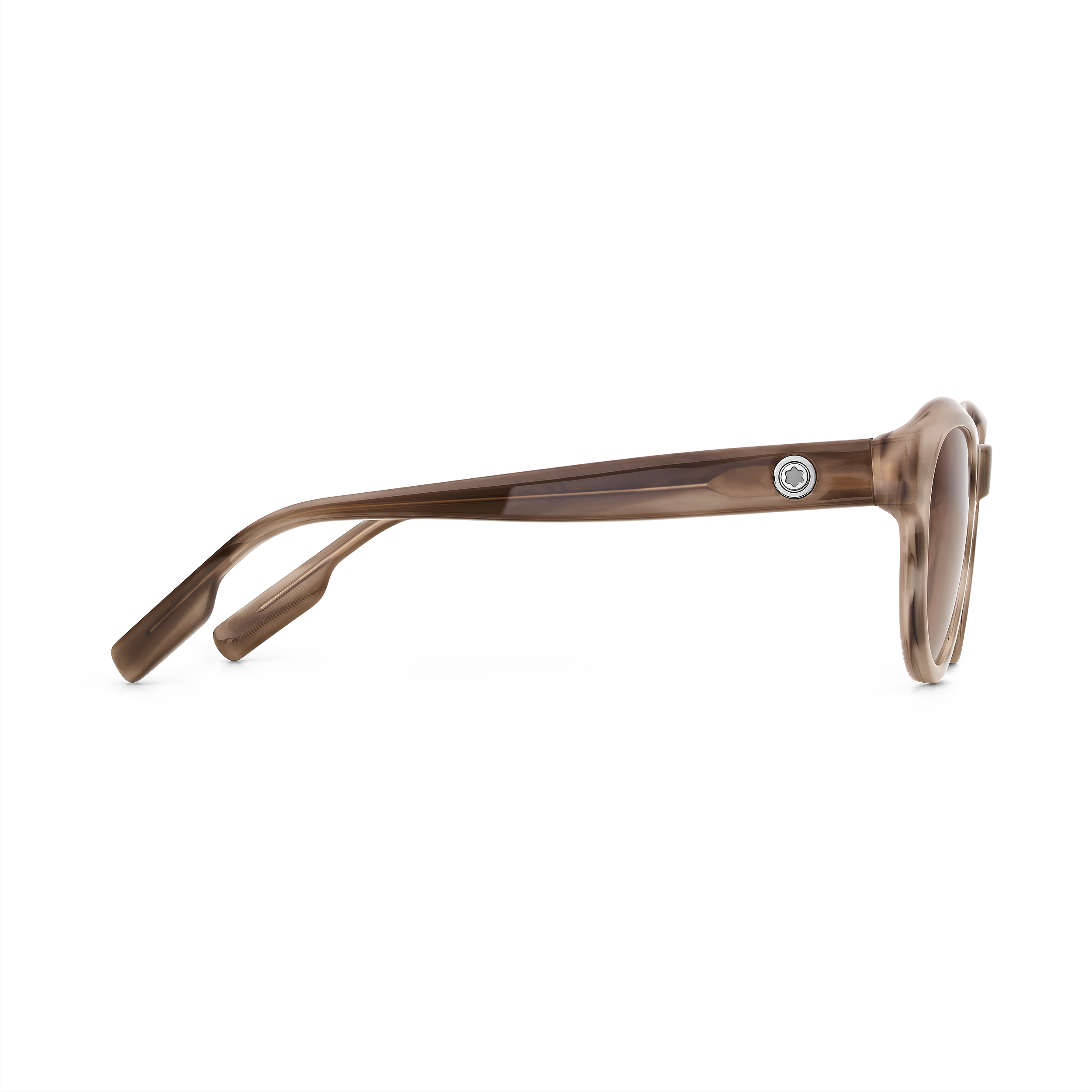 Round Sunglasses with Havana-Colored Acetate Frame, image 2