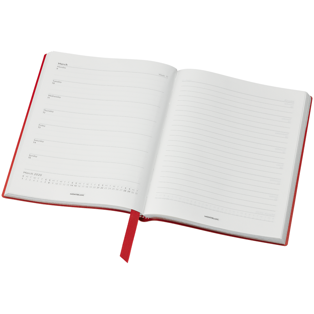 2 صورة ،#146 18-Month Weekly Diaries 19-20, Red