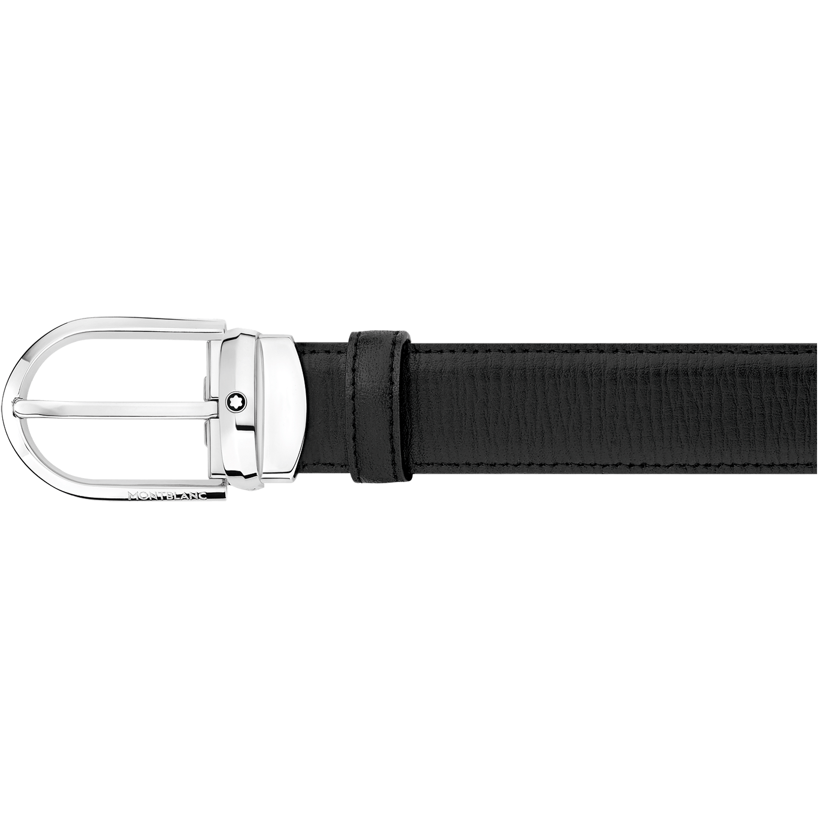Horseshoe Shiny Stainless Steel Coated Pin Buckle, image 1