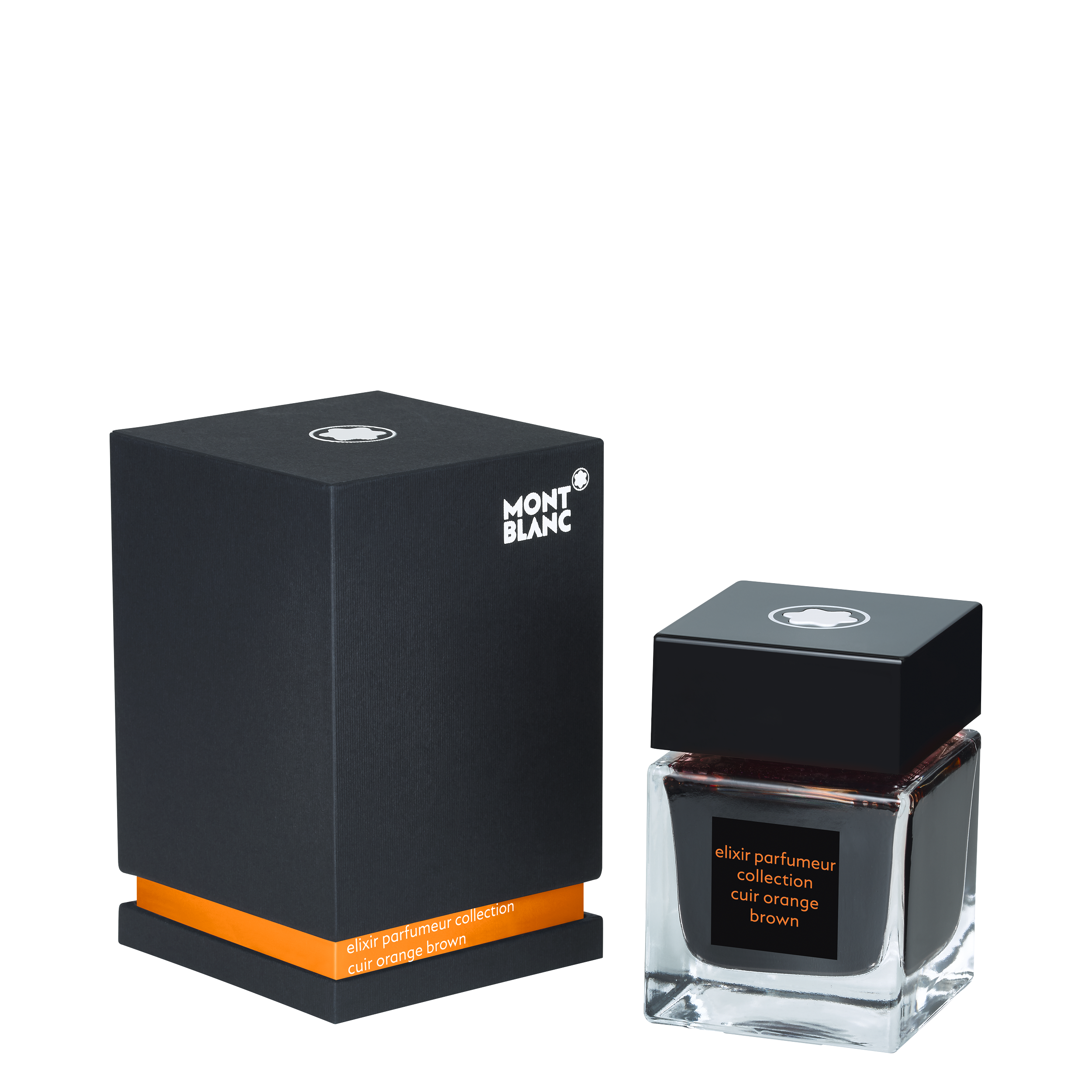 Ink Bottle 50 ml, Elixir Parfumeur, Leather scent, Orange Brown, image 1