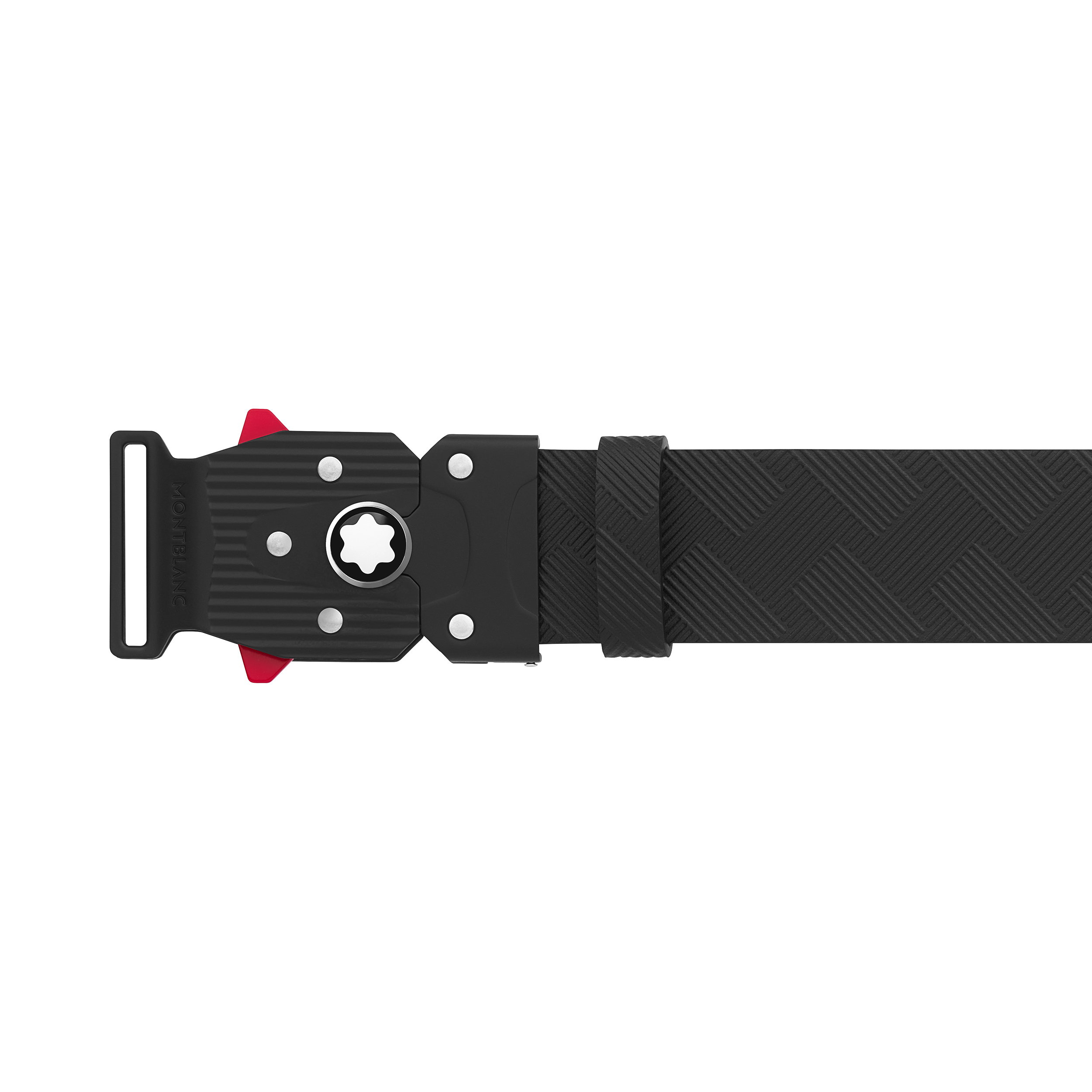 M LOCK 4810 black printed 35 mm leather buckle belt, image 5