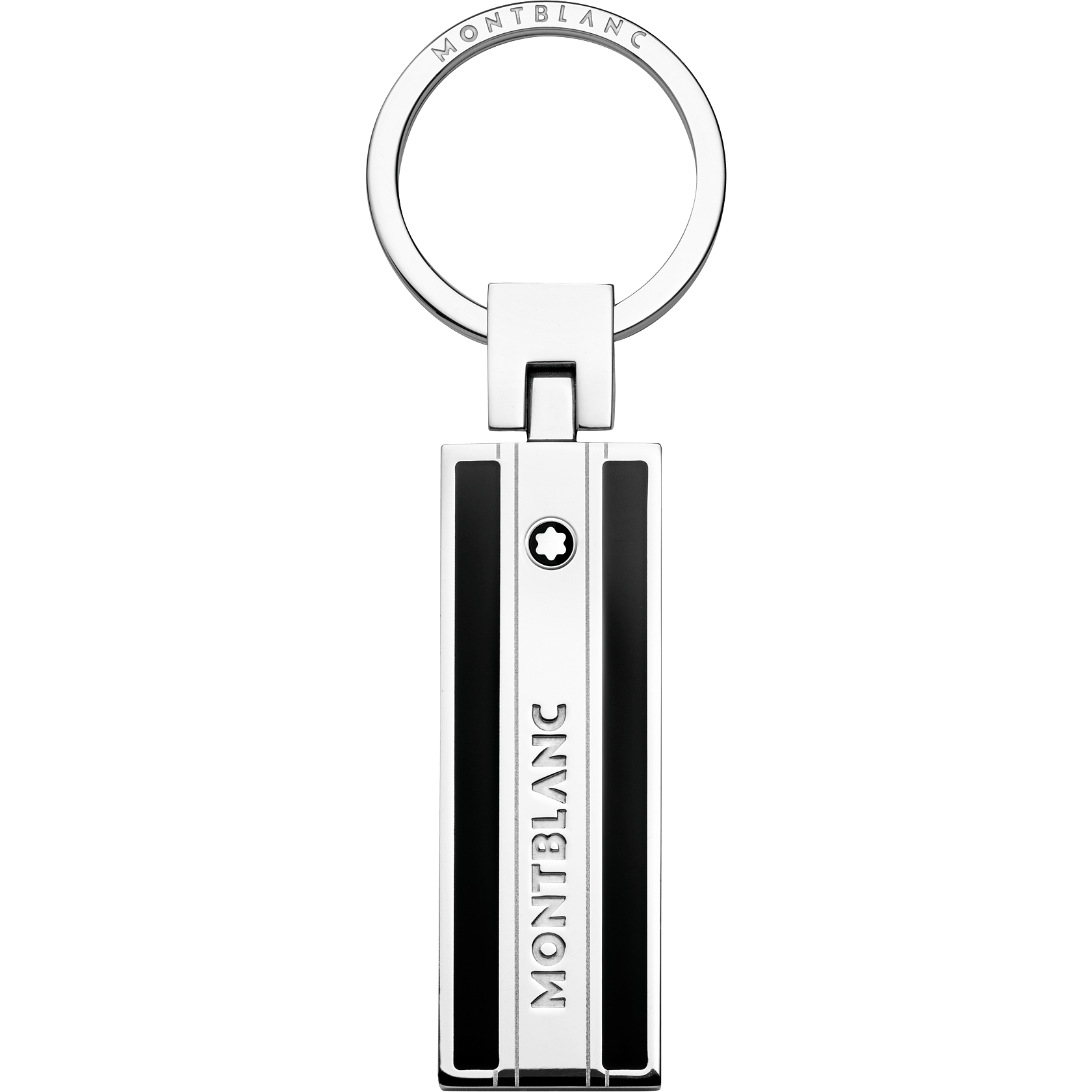 Meisterstück Soft Grain Metal Enameled Rectangular Key Chain, image 1
