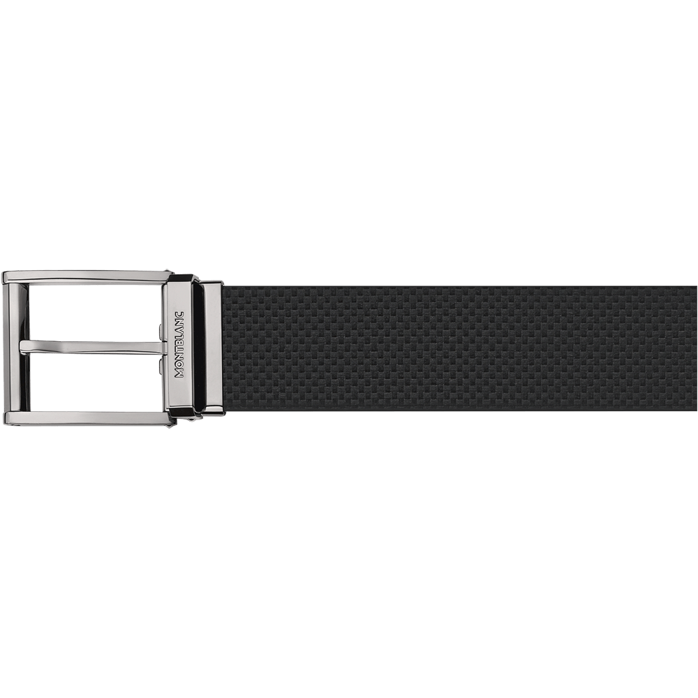 Black cut-to-size casual belt, image 3