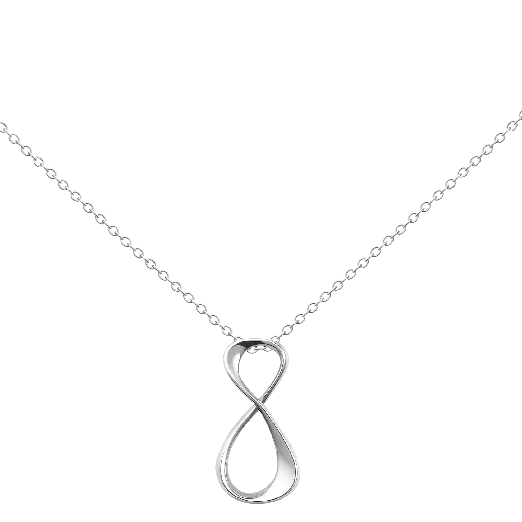 4 صورة ،Infiniment Vôtre silver necklace