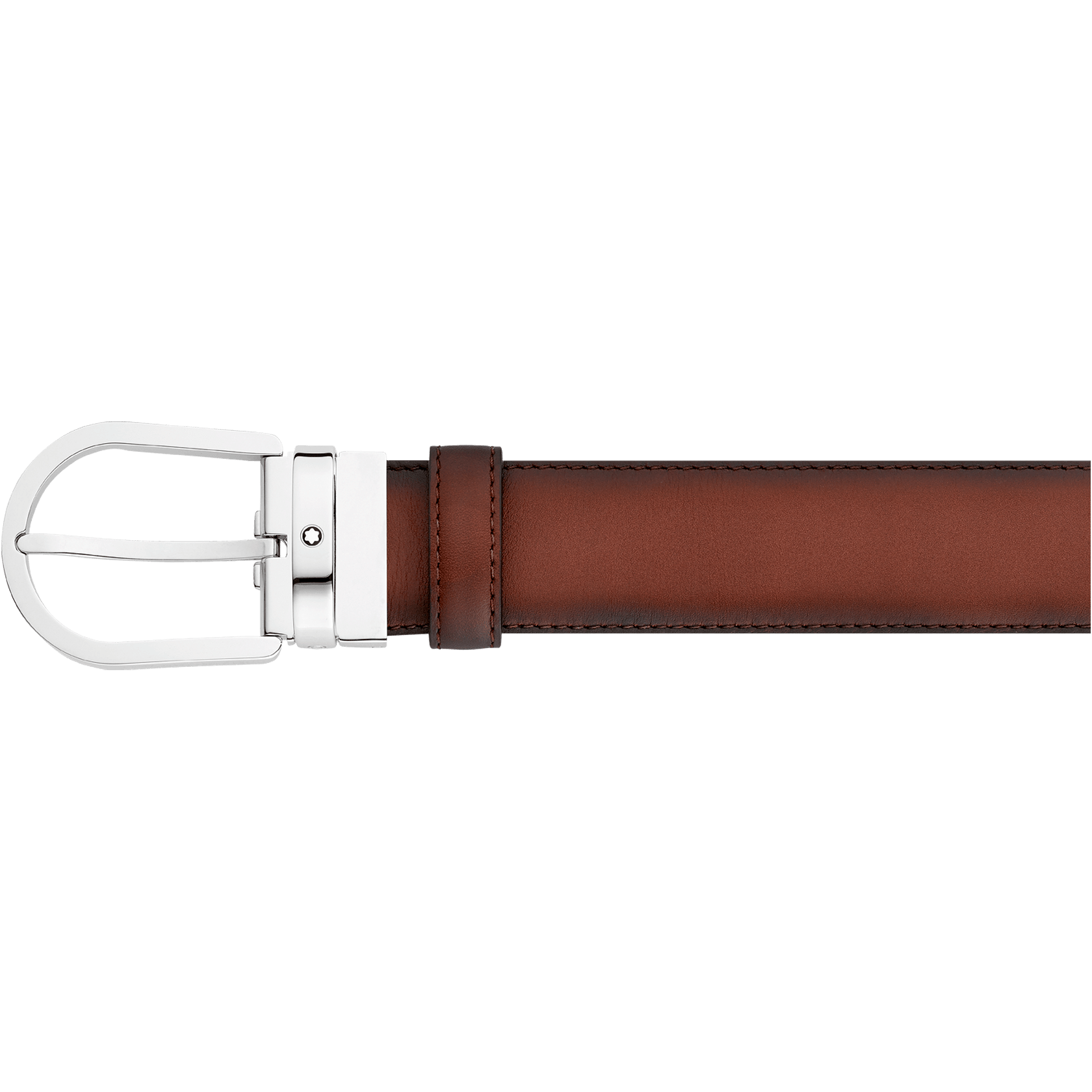Black/brown reversible cut-to-size casual belt, image 1