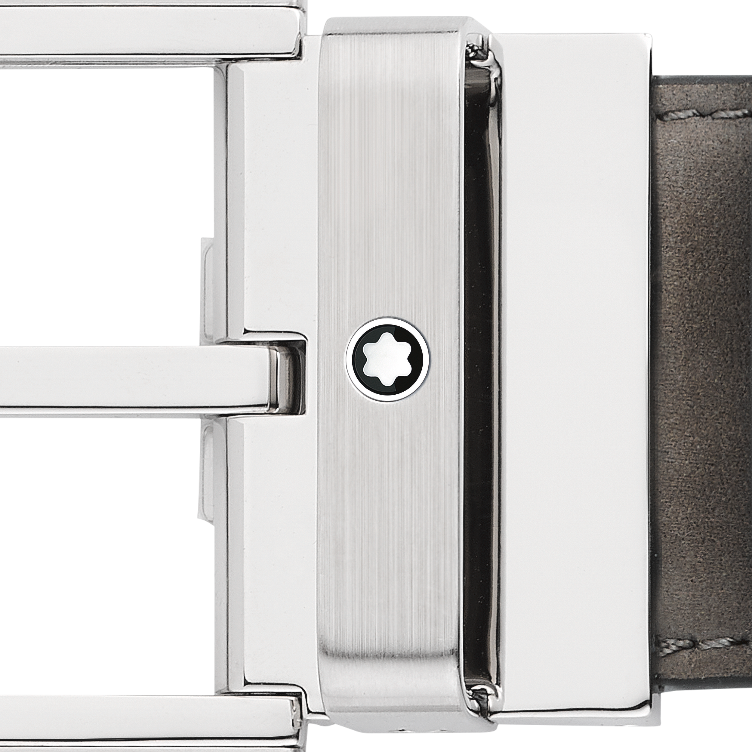 Black/Taupe 35 mm reversible  leather belt, image 4