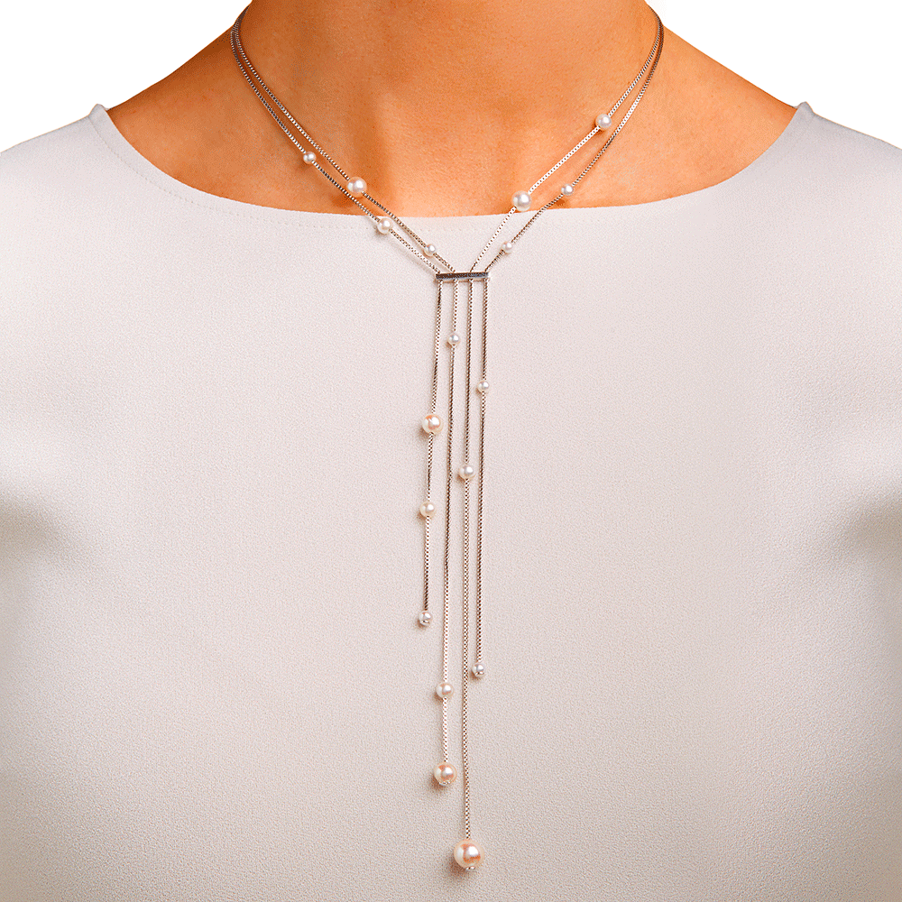 Bohème Moongarden long necklace with pearls, image 6