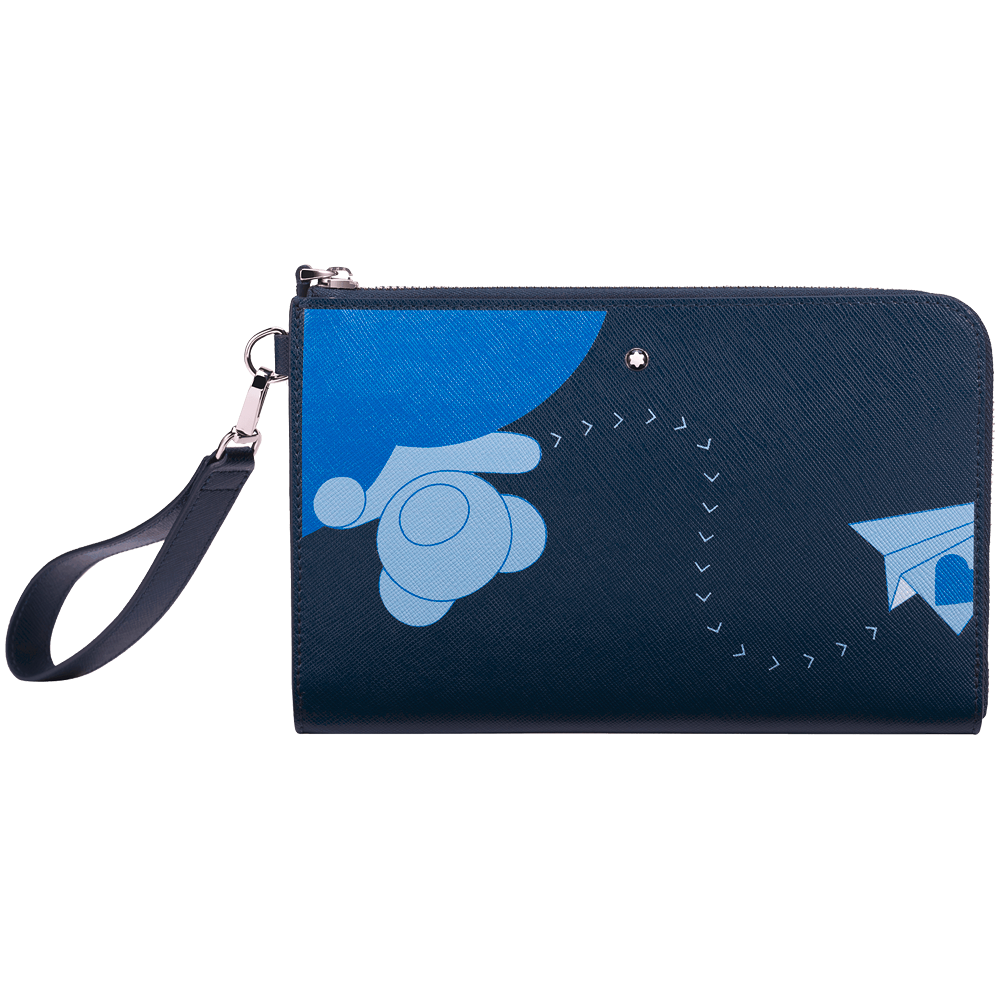Montblanc Sartorial Pouch Medium Indigo, image 2
