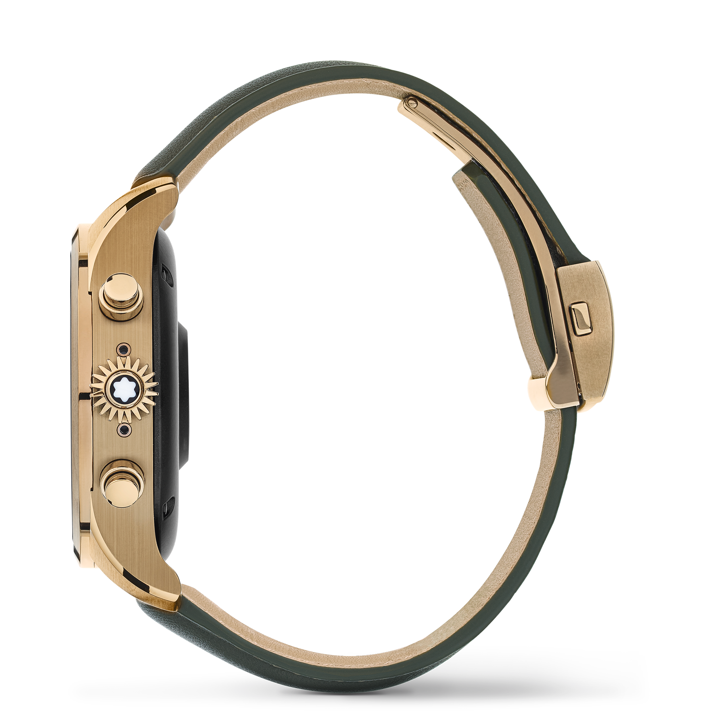 Montblanc Summit 2+ Stainless Steel Bronze Color and Leather Strap, image 5