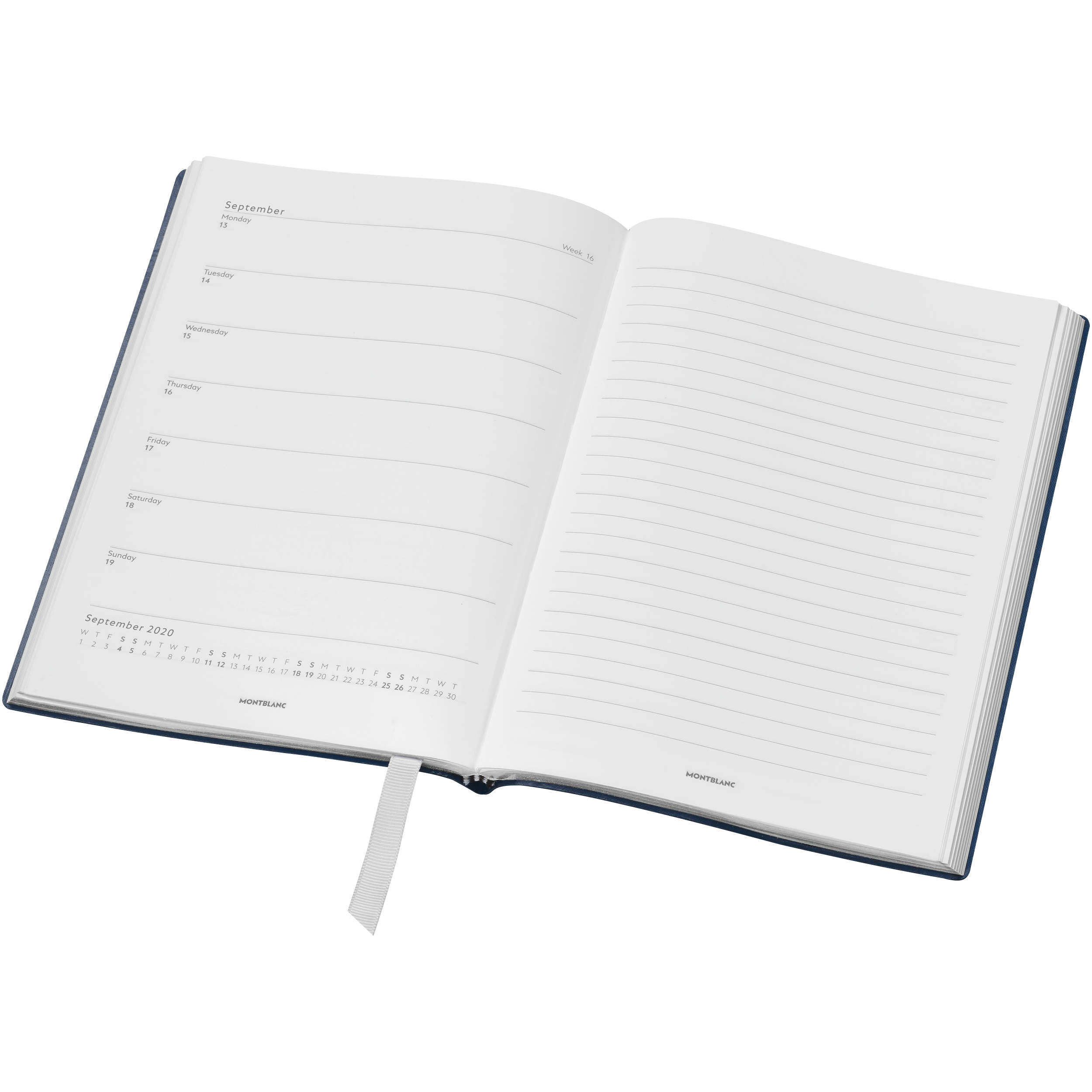 #146 18-Month Weekly Diaries 20-21, Indigo, image 2