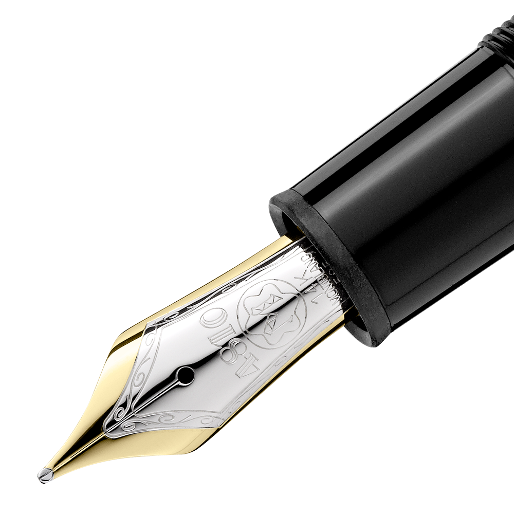 Meisterstück Solitaire Sterling Silver Fountain Pen, image 1