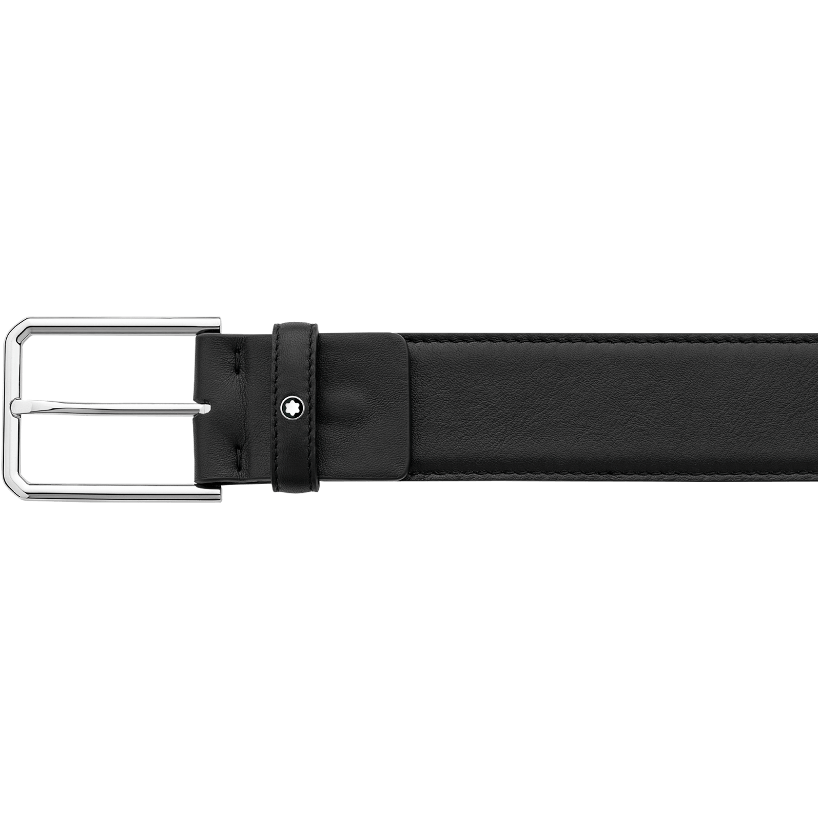 Black cut-to-size casual belt, image 1