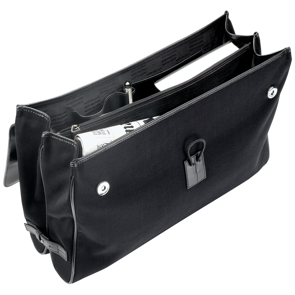 2 صورة ،Montblanc NightFlight Double Gusset Briefcase