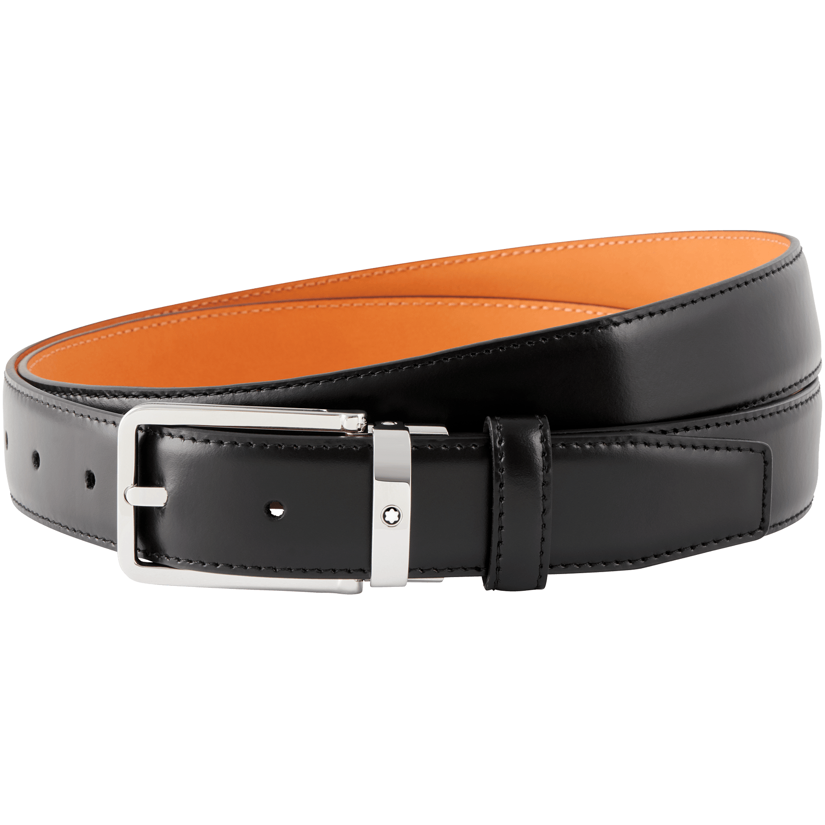 Black cut-to-size business belt, image 1