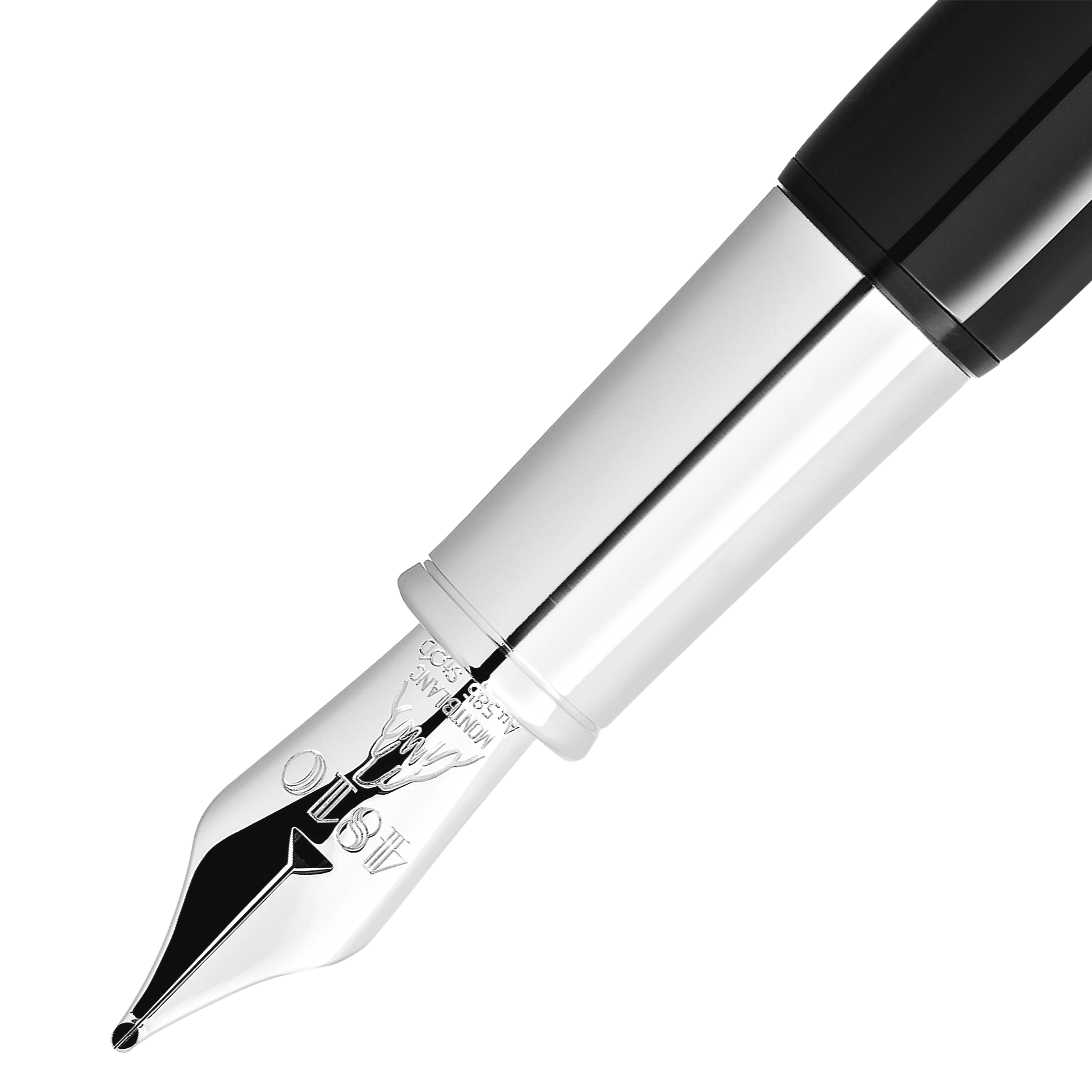 Montblanc Heritage Rouge et Noir "Baby" Special Edition Black Fountain Pen F, image 2