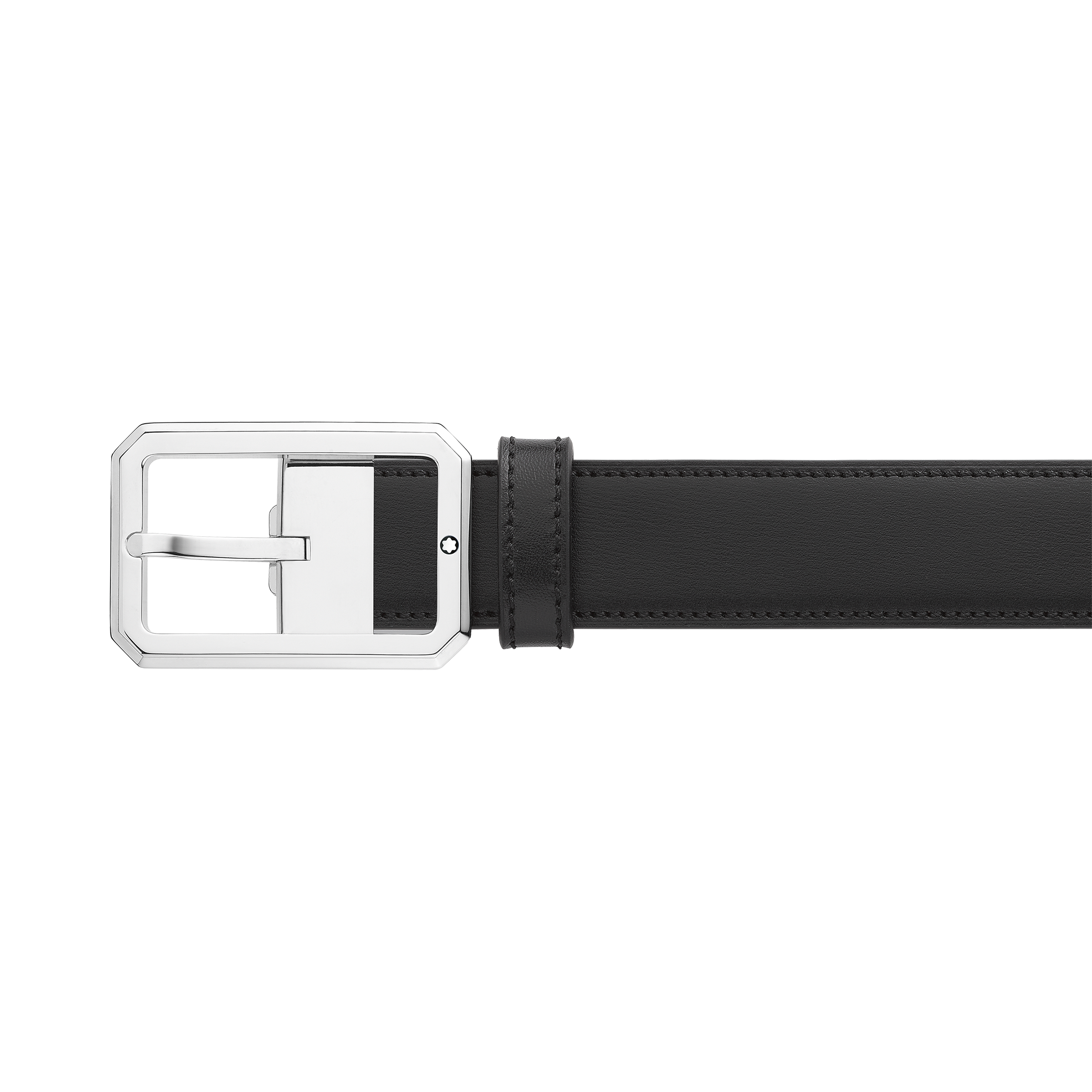 Black/brown 30 mm reversible leather belt, image 2