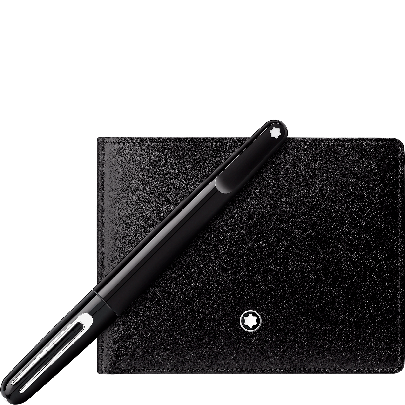 1 صورة ،Set with Montblanc M Rollerball and Meisterstück Wallet 6cc
