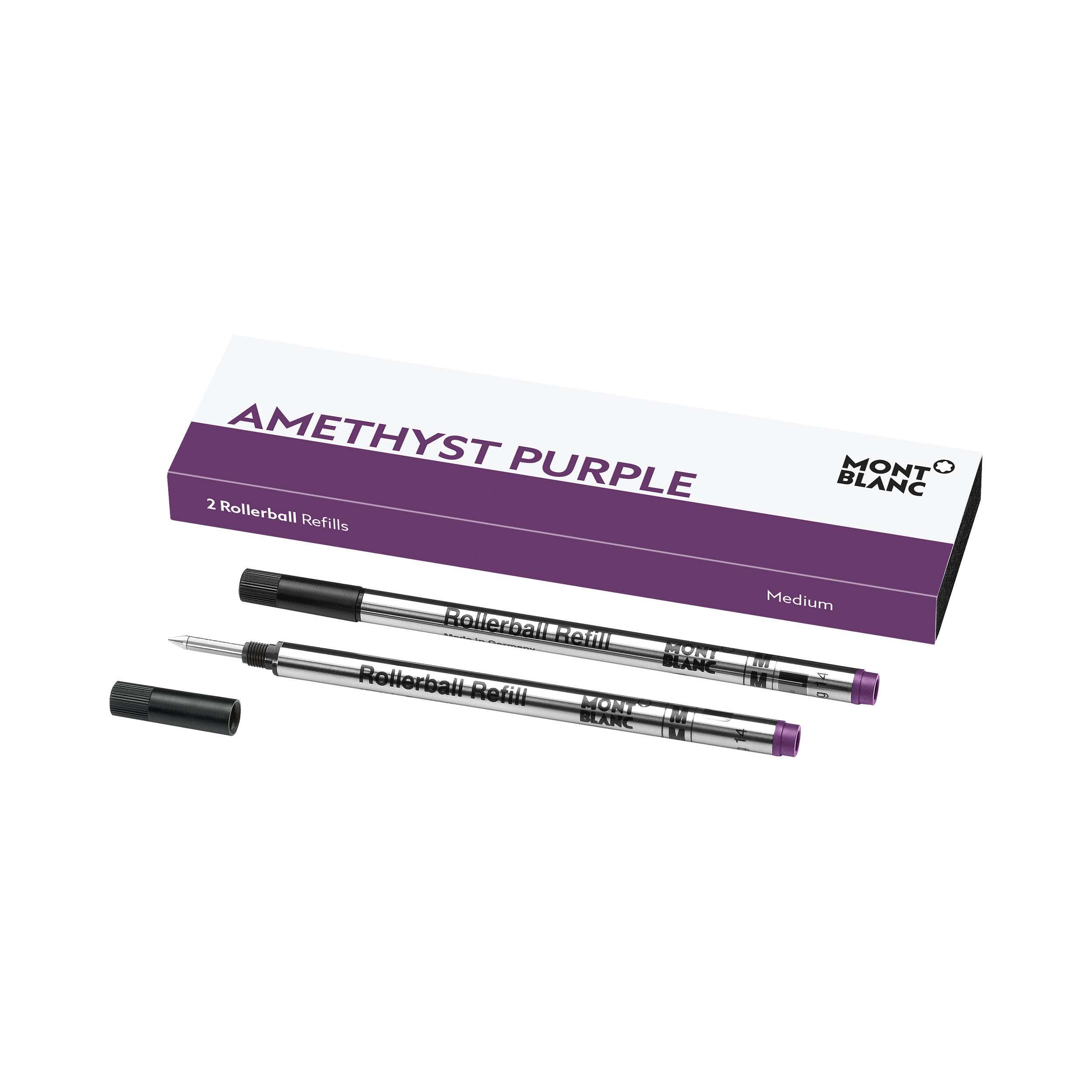 2 Rollerball Refills, Amethyst Purple - Medium, image 2
